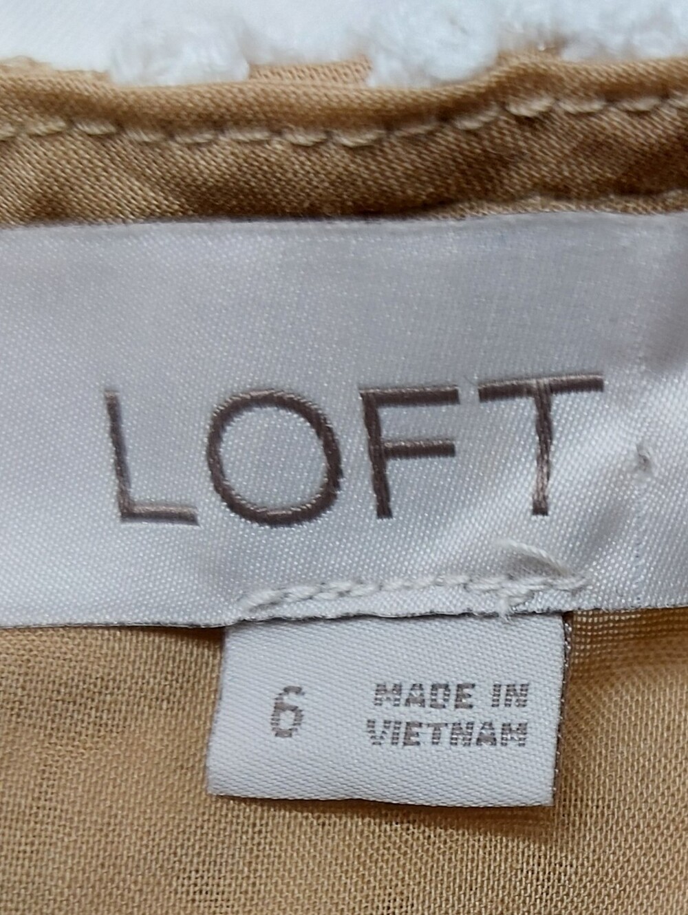 LOFT- Crochet Tank Mini Dress - Picture 3 of 11